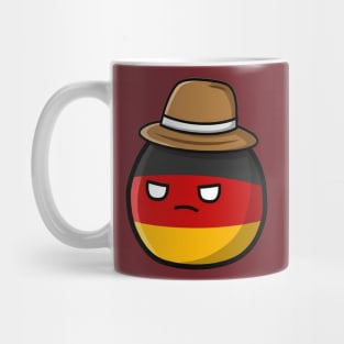 Germany Unhappy Vacation Hat Mug